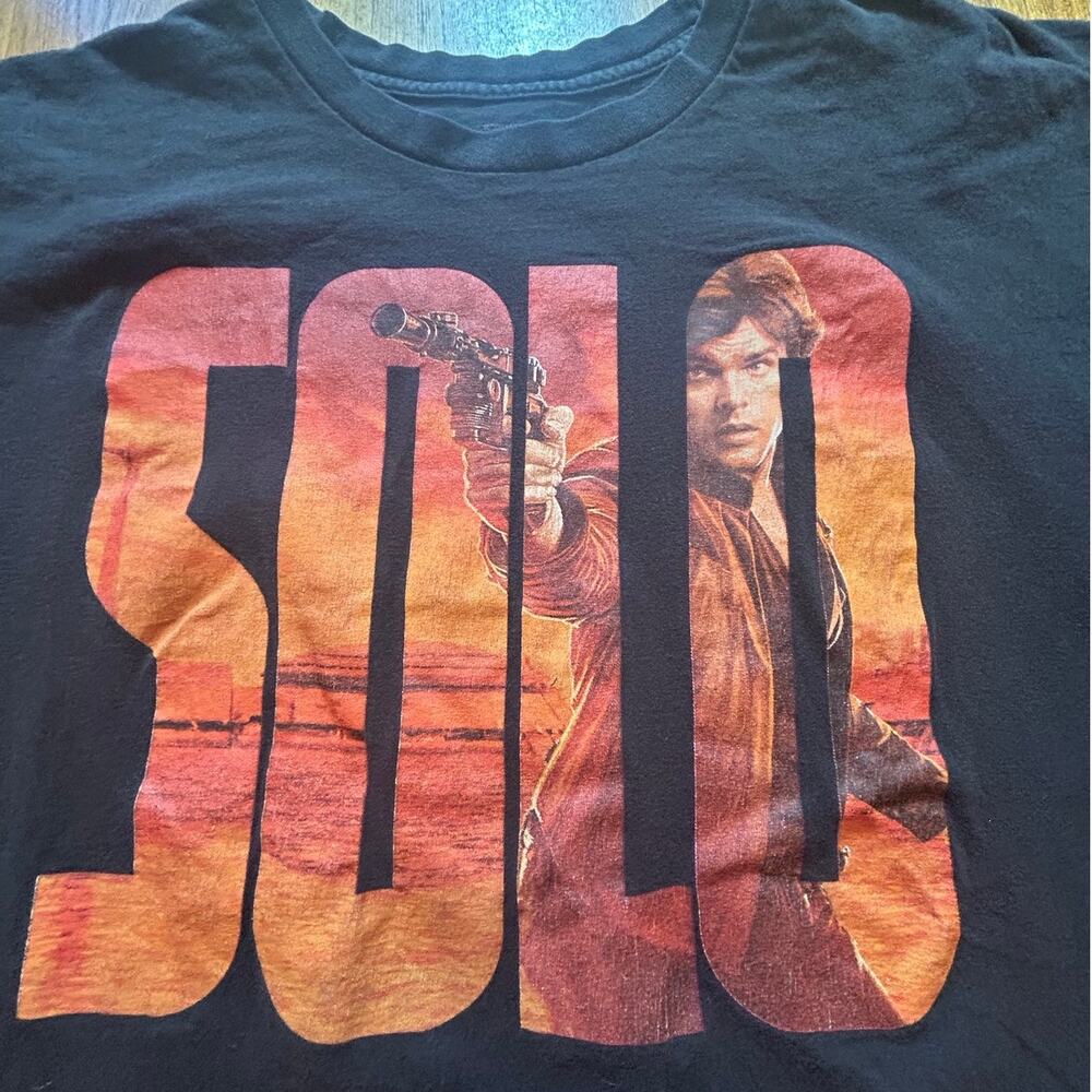 Star Wars Solo A Star Wars Story Graphic T-Shirt Black Men's XL